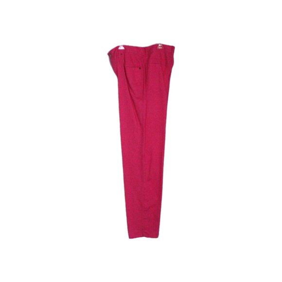 Evan Picone Twill Pants Straight Leg Pink High Waist 5 Pocket Size 10 NWT - Picture 4 of 13
